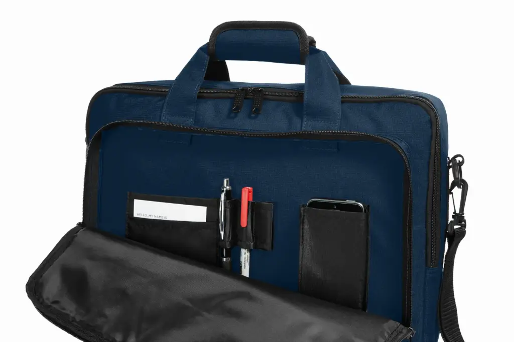 Halfar custom logo laptop backpack | 2-in-1 business bag. — product photo 19