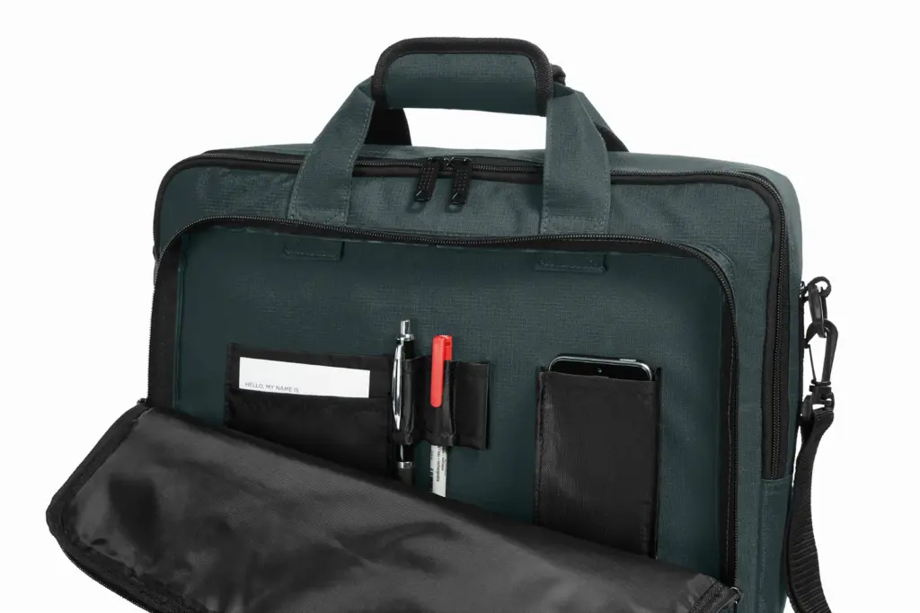 Halfar custom logo laptop backpack | 2-in-1 business bag. — product photo 21