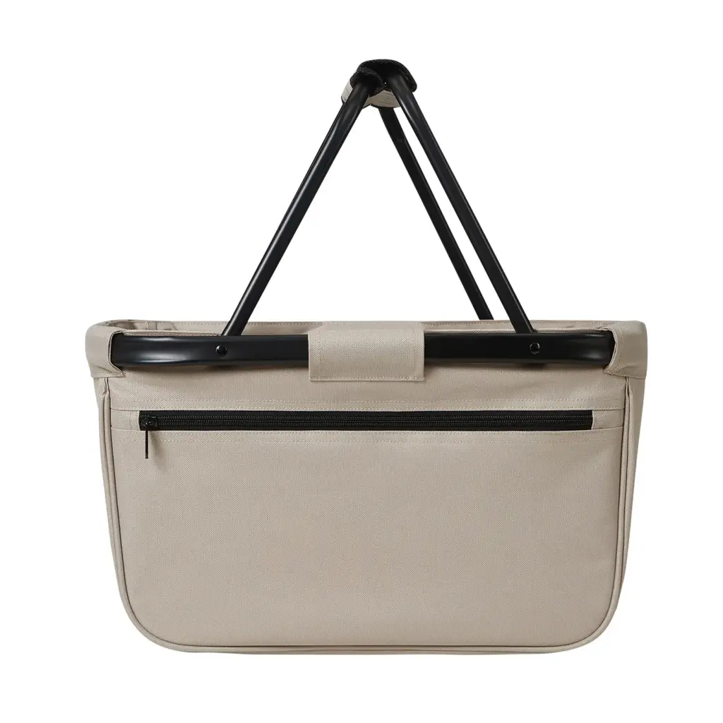 HALFAR® shopper BLACK BASKET, beige — productfoto 12
