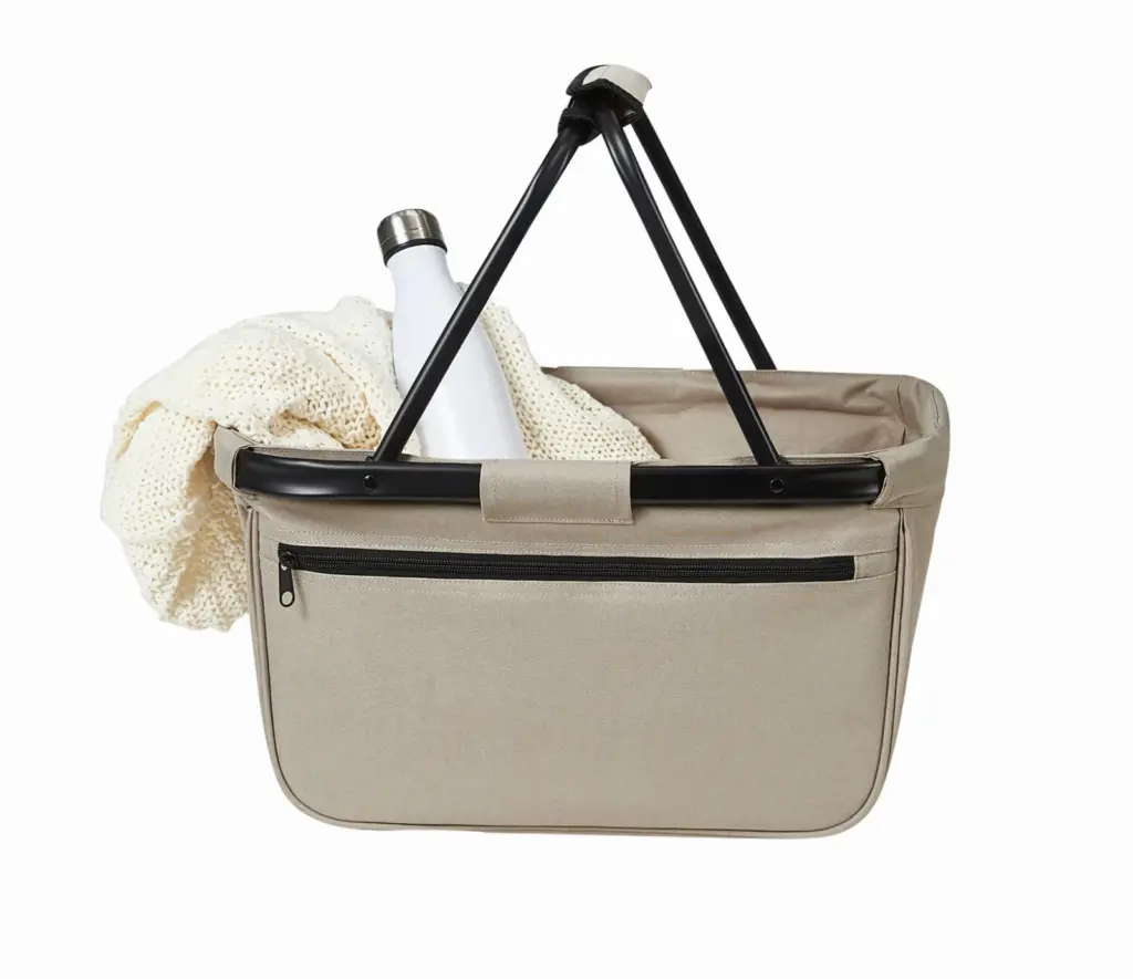 HALFAR® shopper BLACK BASKET, beige — productfoto 16