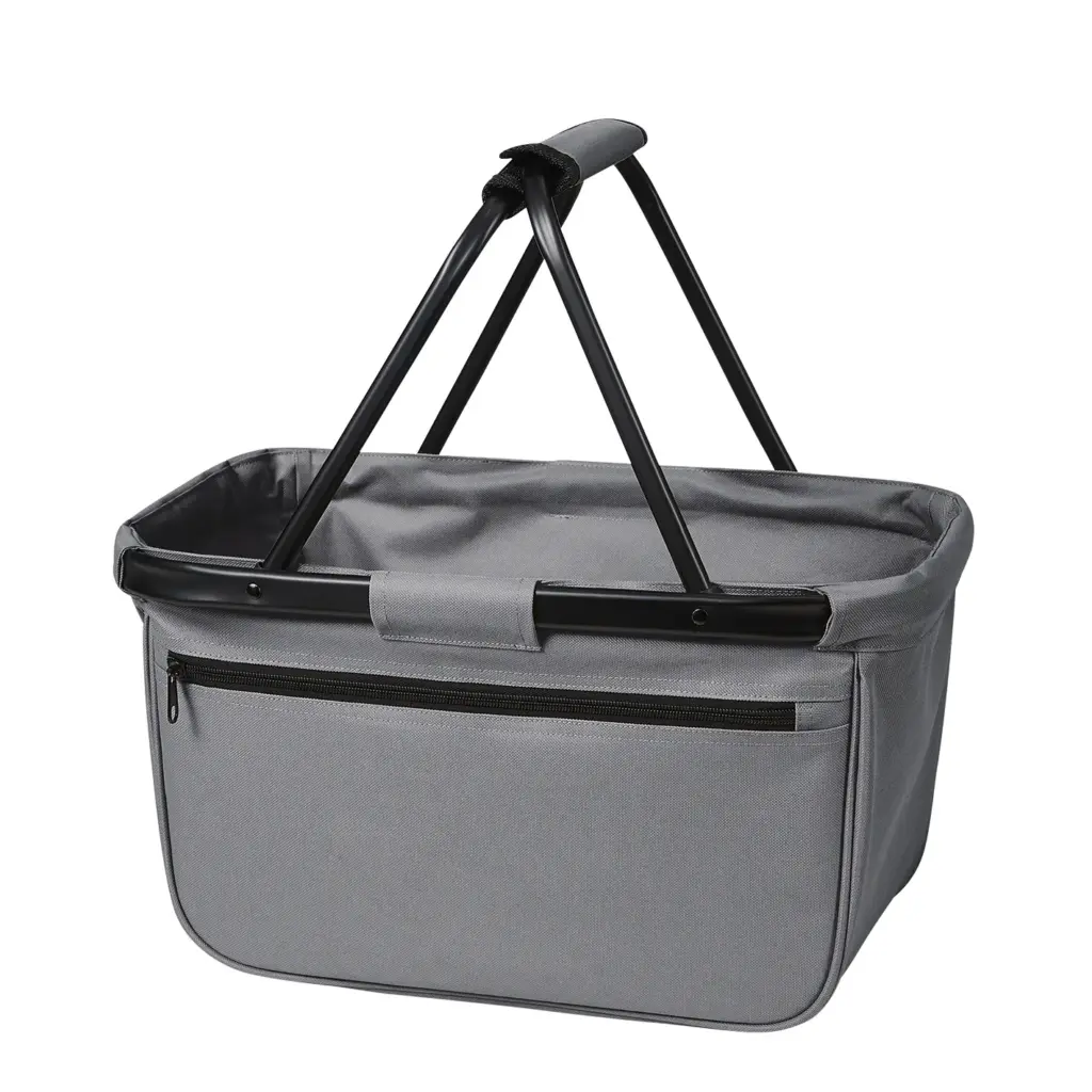 HALFAR® shopper BLACK BASKET, medium grijs