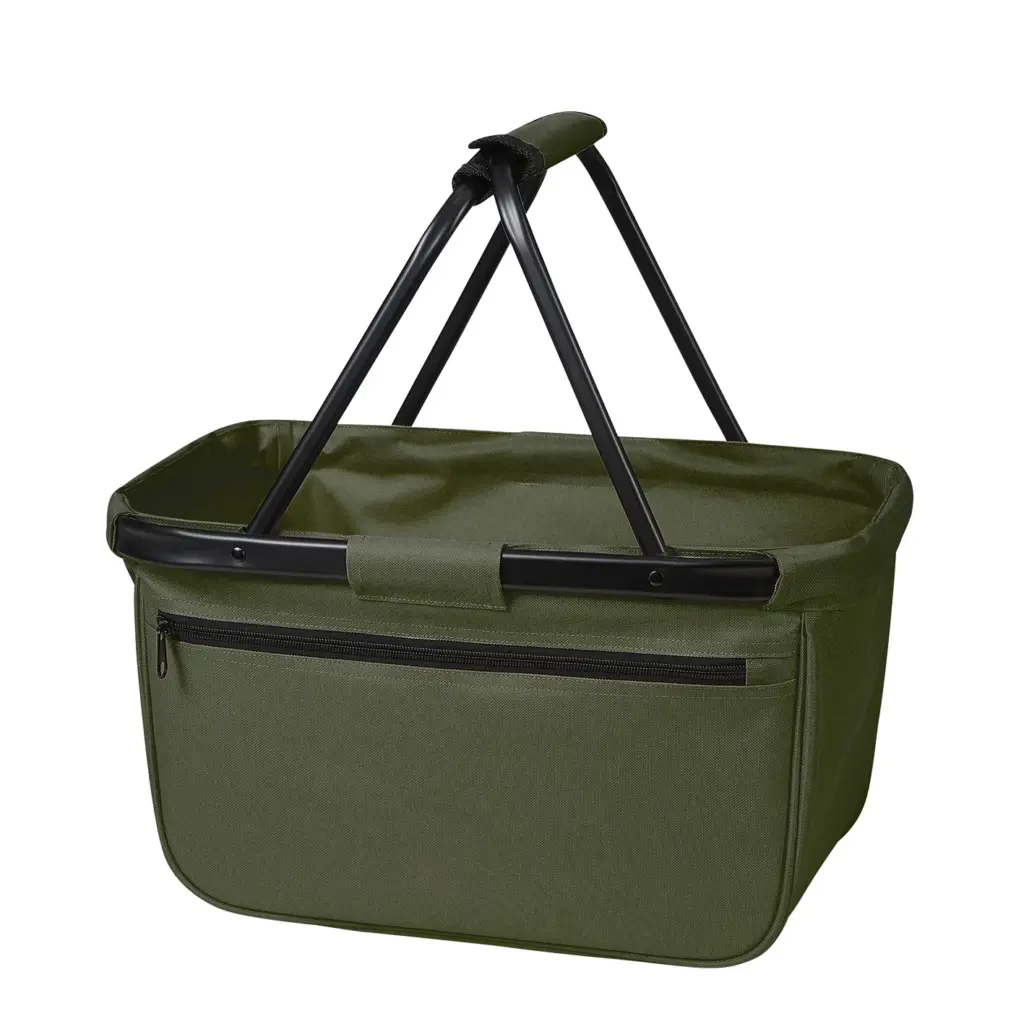 HALFAR® shopper BLACK BASKET, olijfgroen