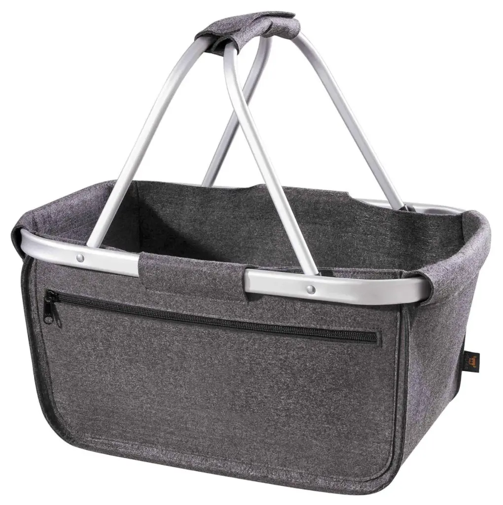 HALFAR® vilten mandje BASKET, antraciet