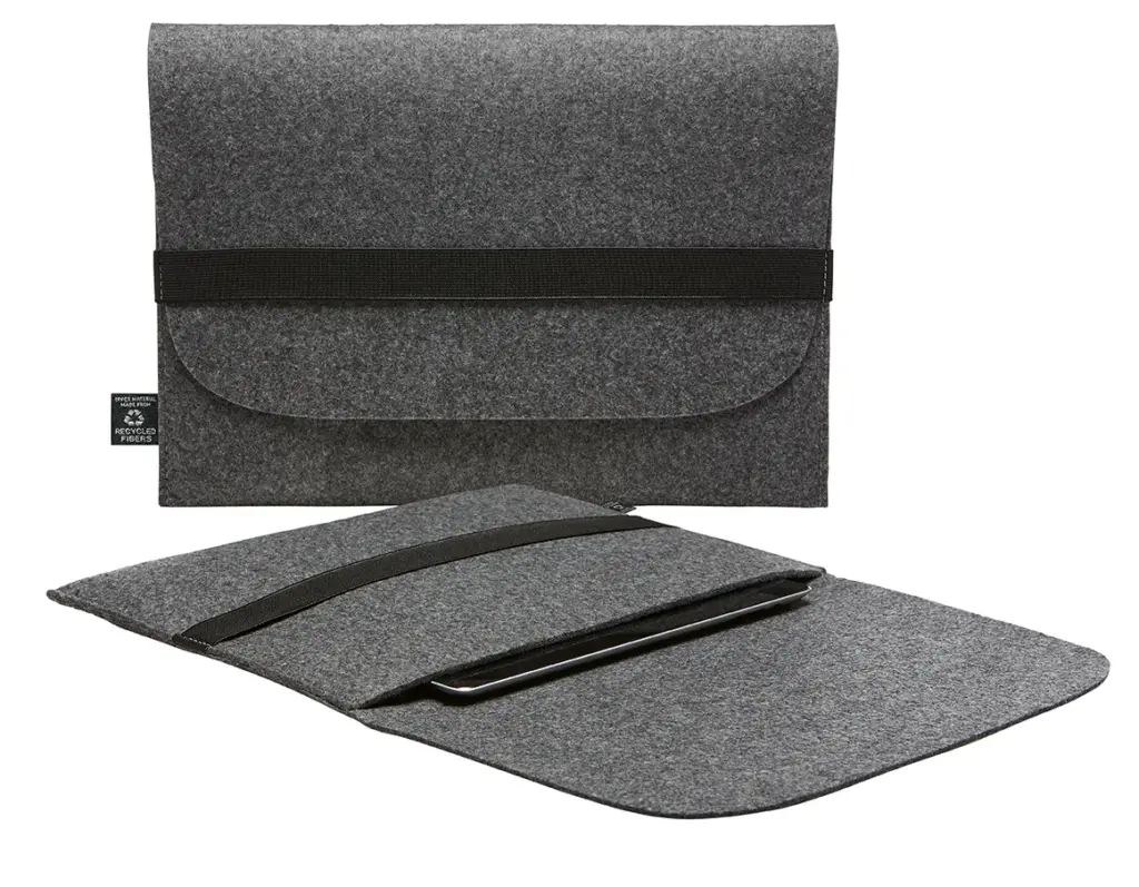 Halfar A4 document portfolio, custom logo printed felt. — product photo 8