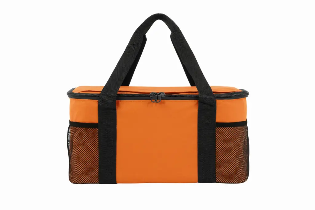 HALFAR® koeltas FAMILY XL voorkant orange - Hidalgo Halfar custom logo cooler bag | XL promotional thermal — product photo 12