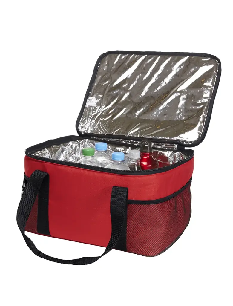 HALFAR® koeltas FAMILY XL gevuld rot - Hidalgo Halfar custom logo cooler bag | XL promotional thermal — product photo 23
