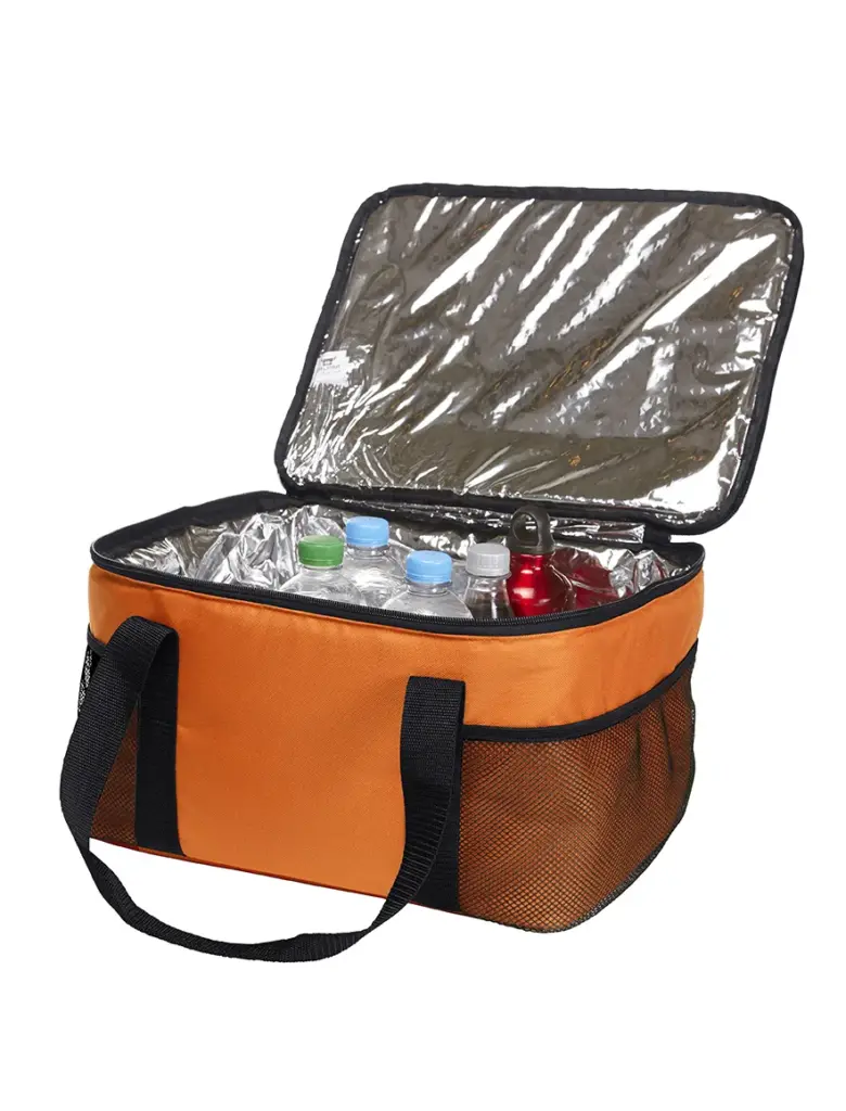 HALFAR® koeltas FAMILY XL gevuld orange - Hidalgo Halfar custom logo cooler bag | XL promotional thermal — product photo 24
