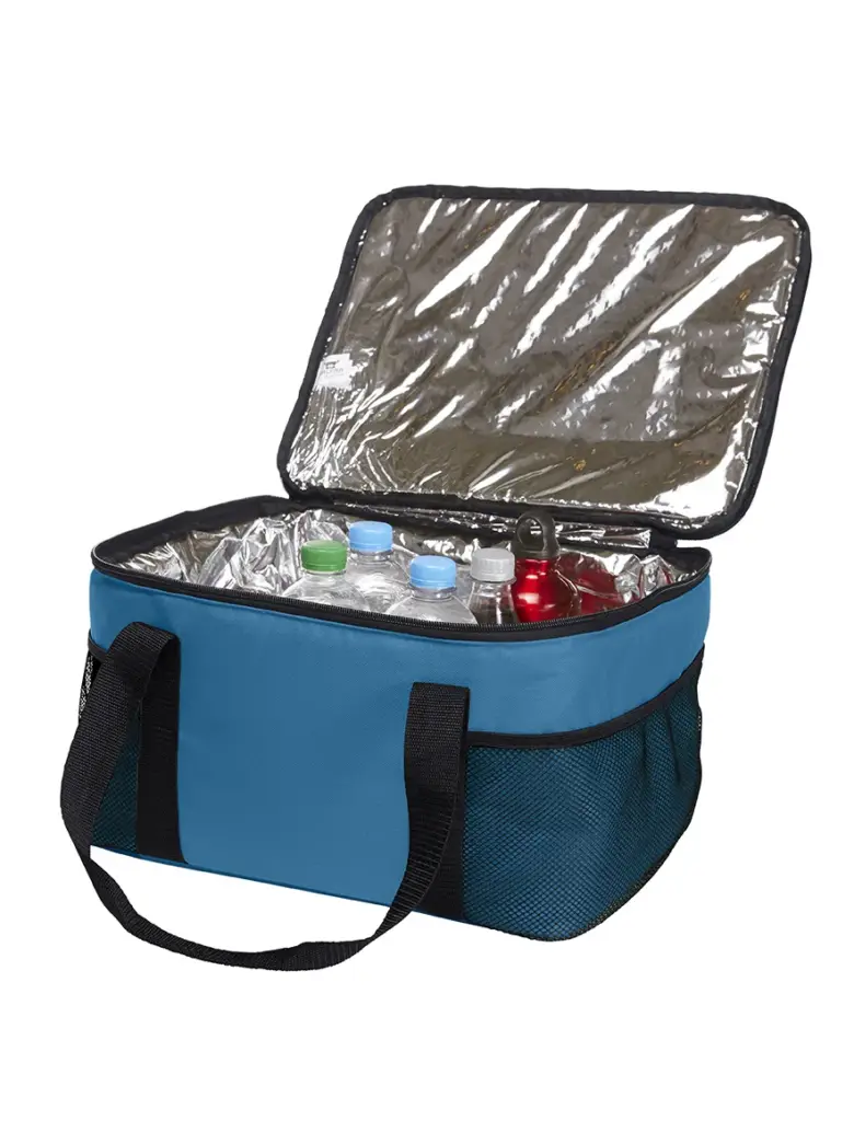 HALFAR® koeltas FAMILY XL gevuld cyan - Hidalgo Halfar custom logo cooler bag | XL promotional thermal — product photo 26