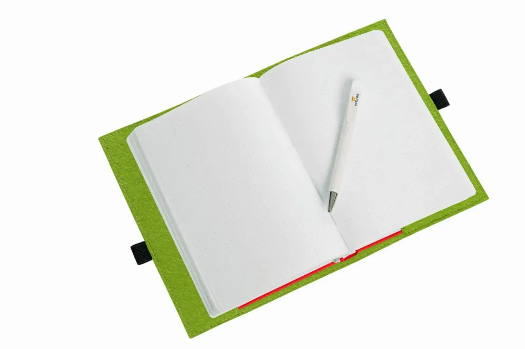 Halfar custom branded A5 felt writing folder — product photo 8