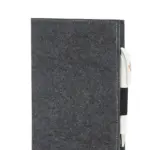 Halfar custom branded A5 felt writing folder