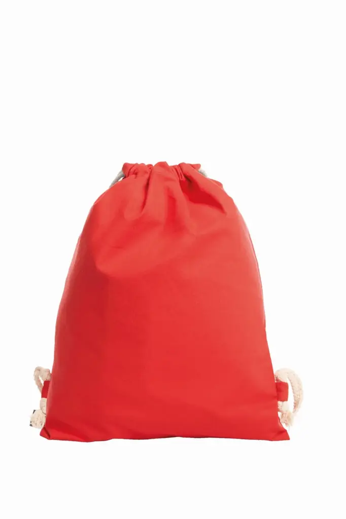 HALFAR® katoenen gymtas EARTH 5 - Katoenendraagtassen HALFAR® katoenen gymtas EARTH, rood