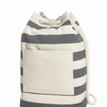 HALFAR® rugzak BEACH 10 - Katoenendraagtassen HALFAR® rugzak BEACH, antraciet