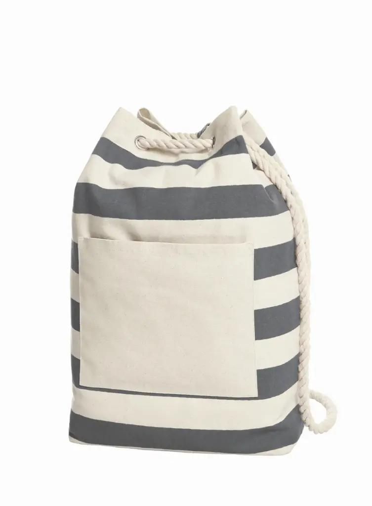 HALFAR® rugzak BEACH 10 - Katoenendraagtassen HALFAR® rugzak BEACH, antraciet