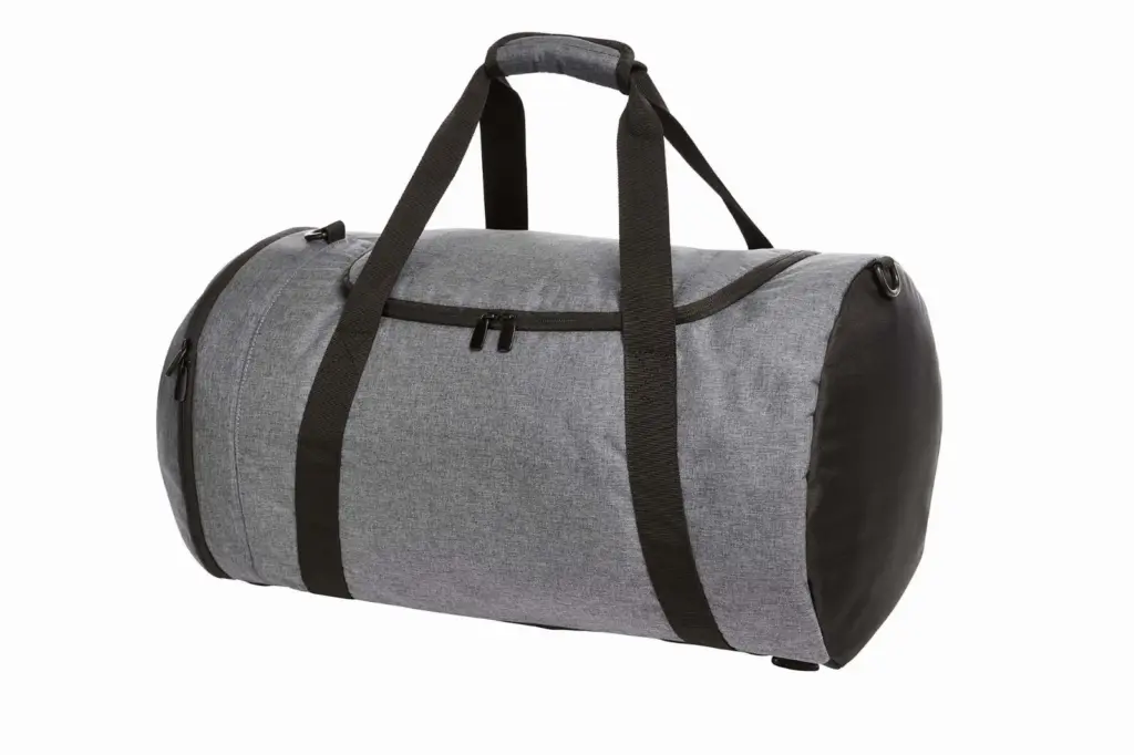 Halfar sporttasche duffel bag mit rucksackfunktion & logo-druck.