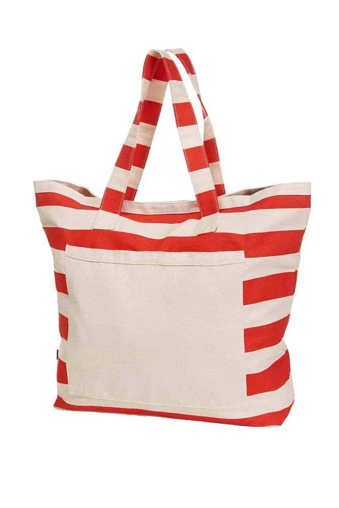 HALFAR® shopper BEACH productfoto 2 - Katoenendraagtassen HALFAR® shopper BEACH — productfoto 2
