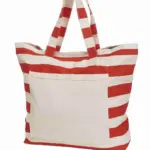 HALFAR® shopper BEACH 5 - Katoenendraagtassen HALFAR® shopper BEACH, rood