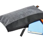 Halfar custom logo toiletry bag for gym and events.