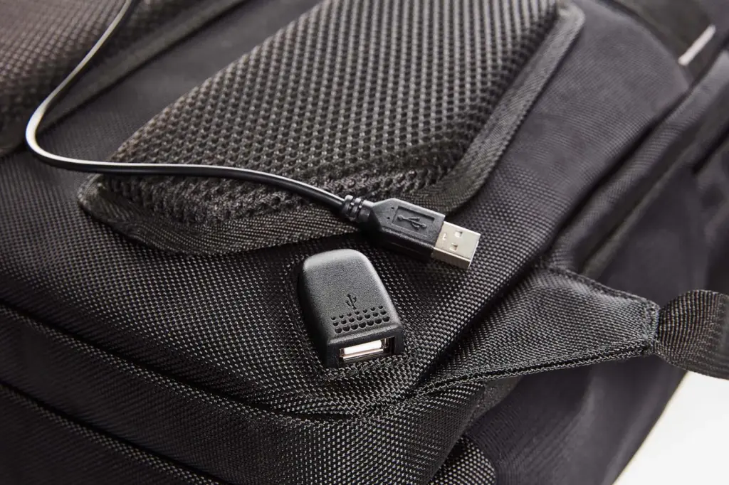 Halfar laptop backpack HASHTAG, customizable for promotion. — product photo 9
