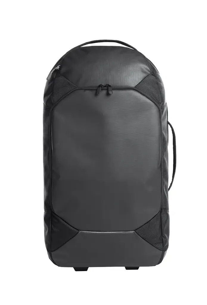 Halfar branded trolley bag, durable corporate travel luggage.