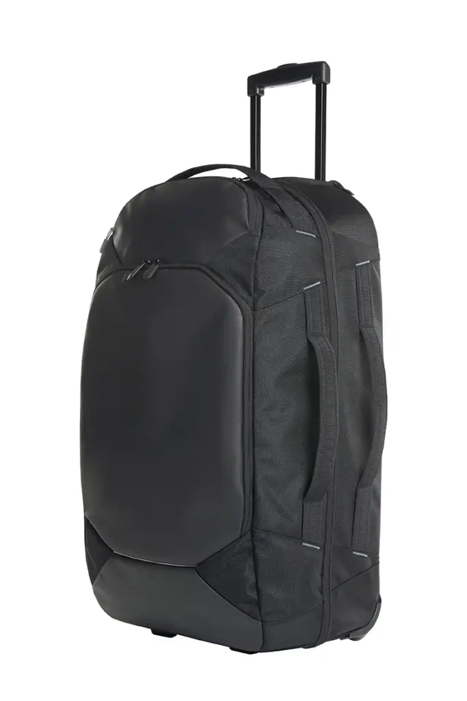 Halfar branded trolley bag, durable corporate travel luggage.