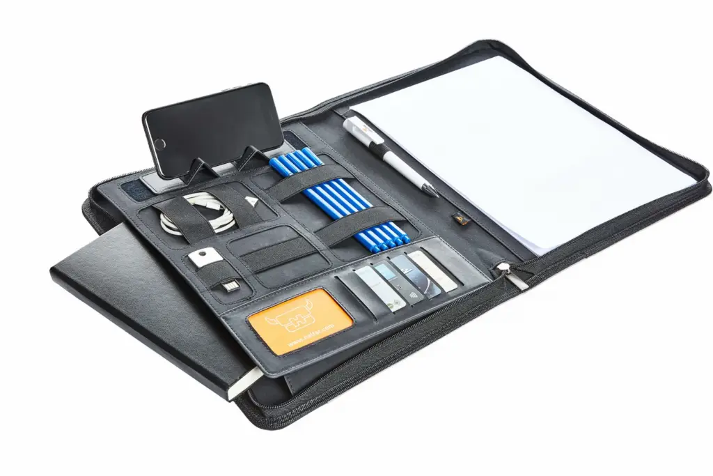 Halfar conference folder A4 organizer: custom logo portfolio. — product photo 4