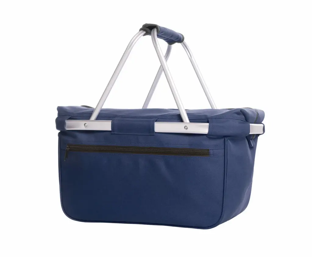 Halfar cooler basket, branded promotional logo bag for events.
