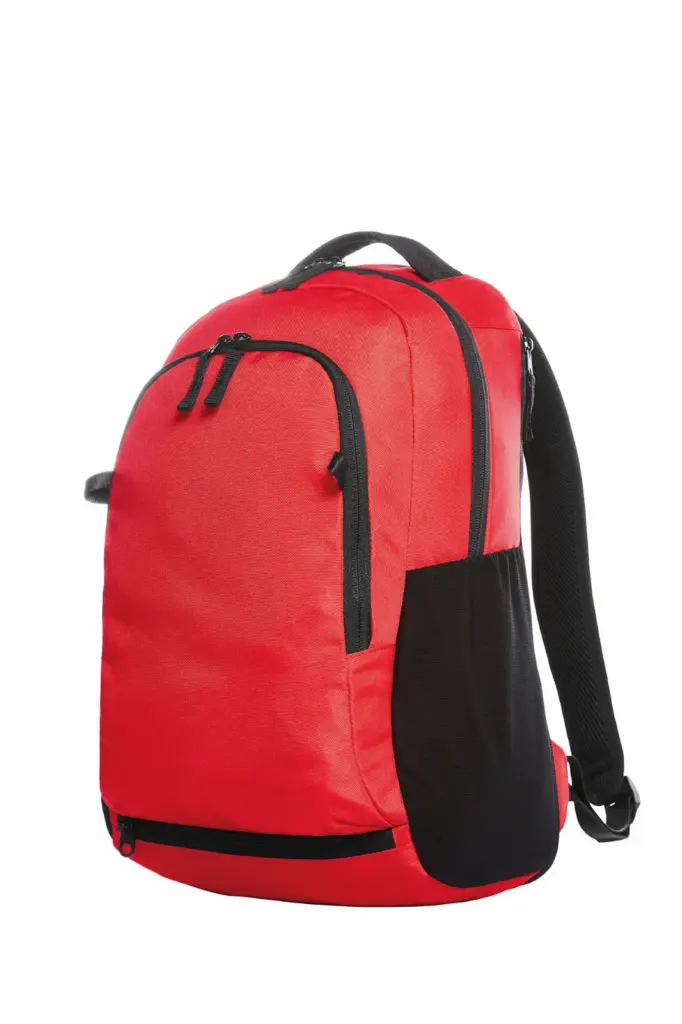 Halfar team backpack: sports, custom logo printing, wet gear.