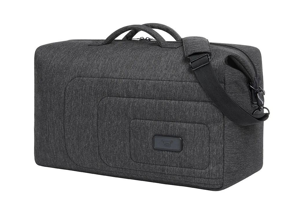 Halfar promotional sports and travel duffel with logo.