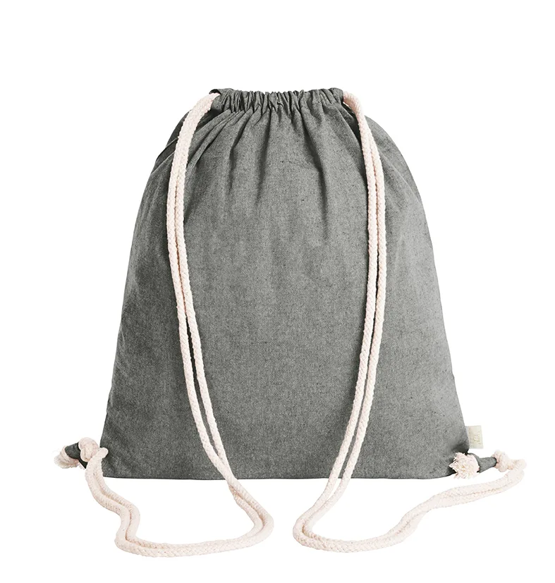 Halfar Turnbeutel bedrucken: nachhaltiger Rucksack aus Baumwolle. — Produktfoto 7