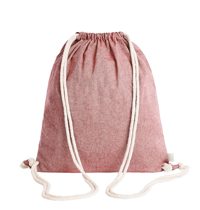 Halfar Turnbeutel bedrucken: nachhaltiger Rucksack aus Baumwolle. — Produktfoto 9
