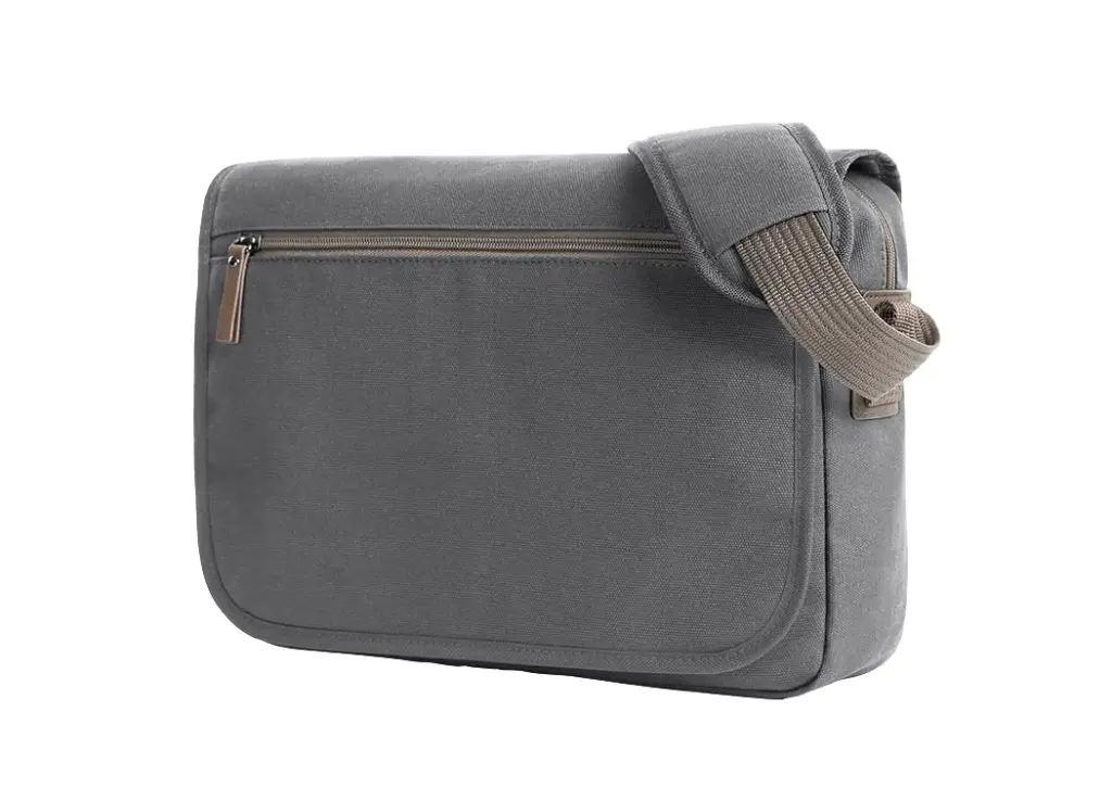 HALFAR® schoudertas COUNTRY 10 - Katoenendraagtassen HALFAR® schoudertas COUNTRY, antraciet
