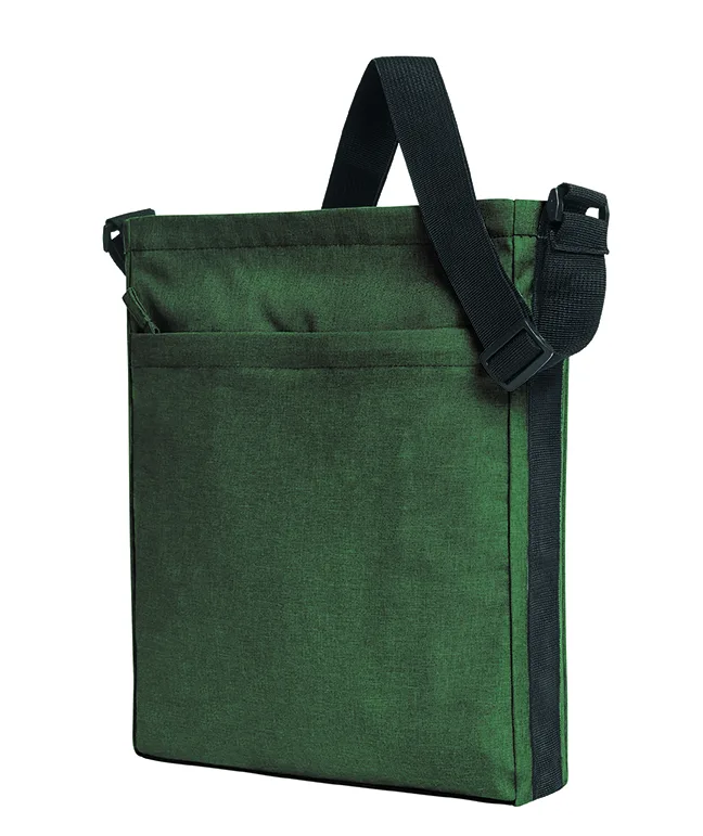 HALFAR® schoudertas CIRCLE, groen gespikkeld