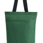 HALFAR® shopper CIRCLE groen gespikkeld - Hidalgo-werbeartikel HALFAR® shopper CIRCLE, groen gespikkeld