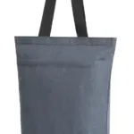 HALFAR® shopper CIRCLE lichtgrijs gespikkeld - Hidalgo-werbeartikel HALFAR® shopper CIRCLE, lichtgrijs gespikkeld