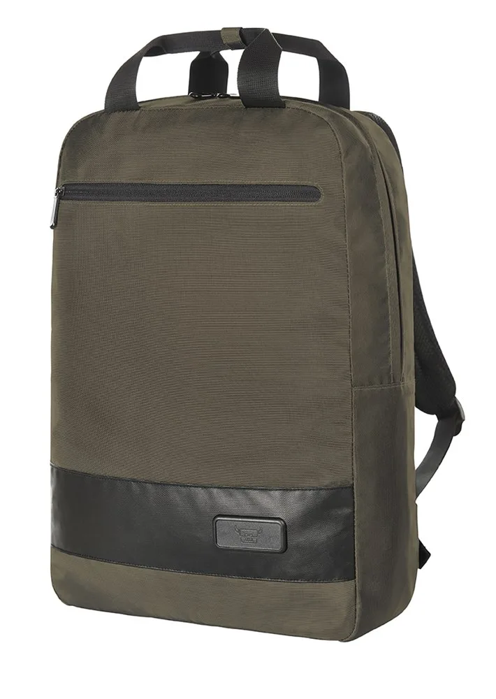 HALFAR® notebook-rugzak STAGE taupe - Hidalgo-werbeartikel HALFAR® notebook-rugzak STAGE, taupe