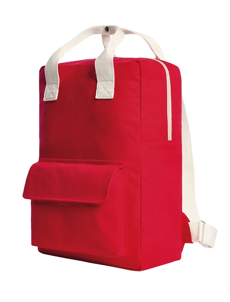 HALFAR® rugzak LIKE rood - Katoenendraagtassen HALFAR® rugzak LIKE, rood