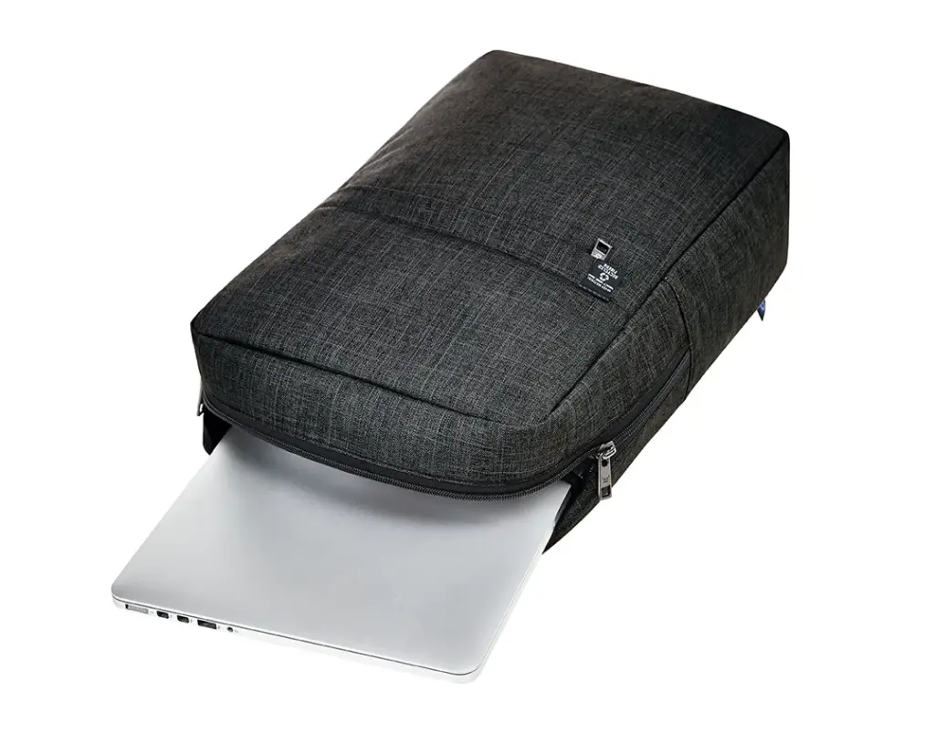 Halfar notebook rucksack business europe: nachhaltig, logo bedruckbar. — Produktfoto 21