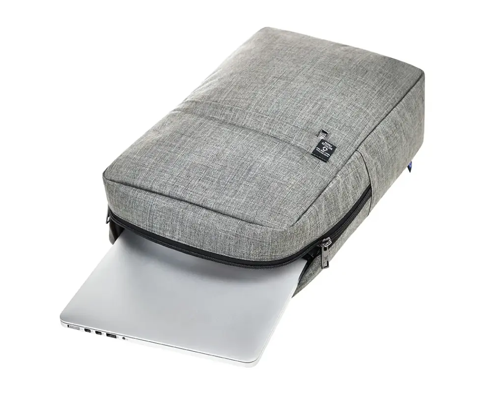 Halfar notebook rucksack business europe: nachhaltig, logo bedruckbar. — Produktfoto 25
