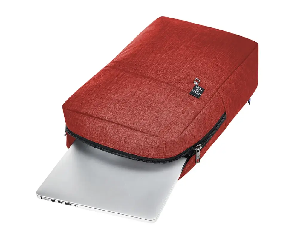 Halfar notebook rucksack business europe: nachhaltig, logo bedruckbar. — Produktfoto 28