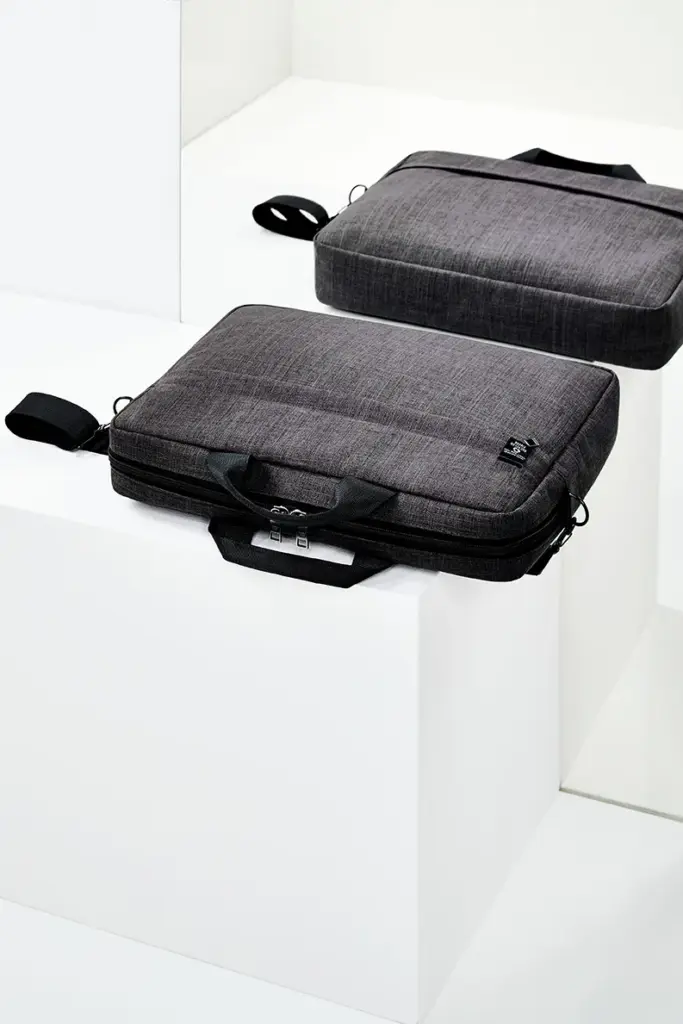Halfar laptoptasche europe: nachhaltig, business, logodruck. — Produktfoto 32
