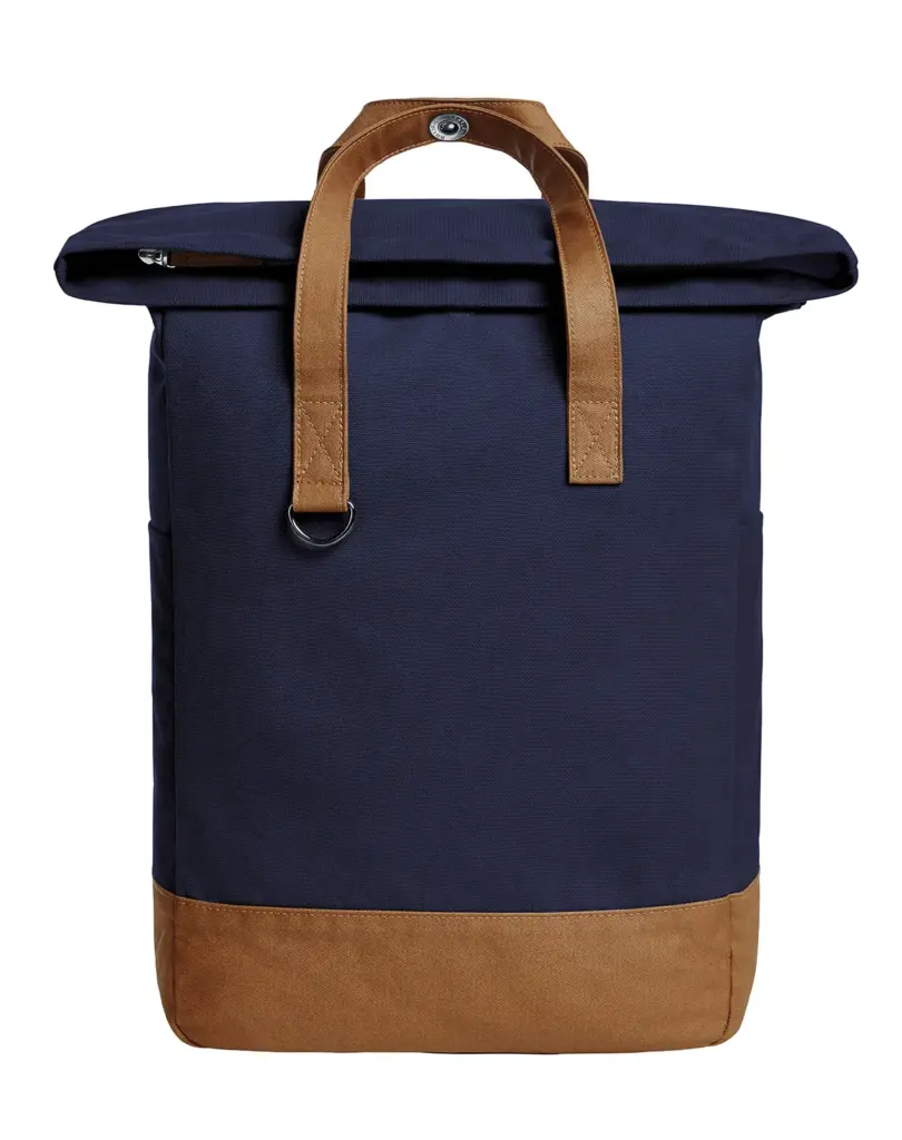 Halfar notebook backpack LIFE: professional roll-top, logo print — product photo 7