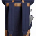 Halfar notebook backpack LIFE: professional roll-top, logo print — product photo 13