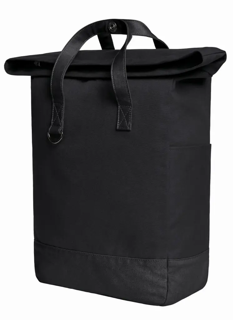 Halfar notebook backpack LIFE: professional roll-top, logo print