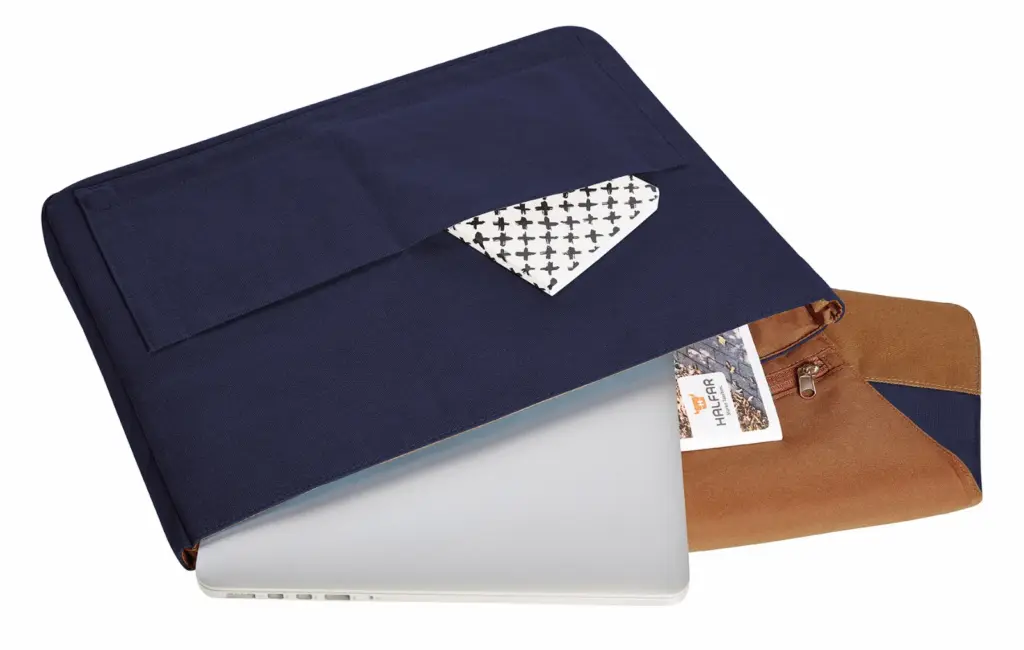 Halfar LIFE custom logo document bag and laptop sleeve. — product photo 13