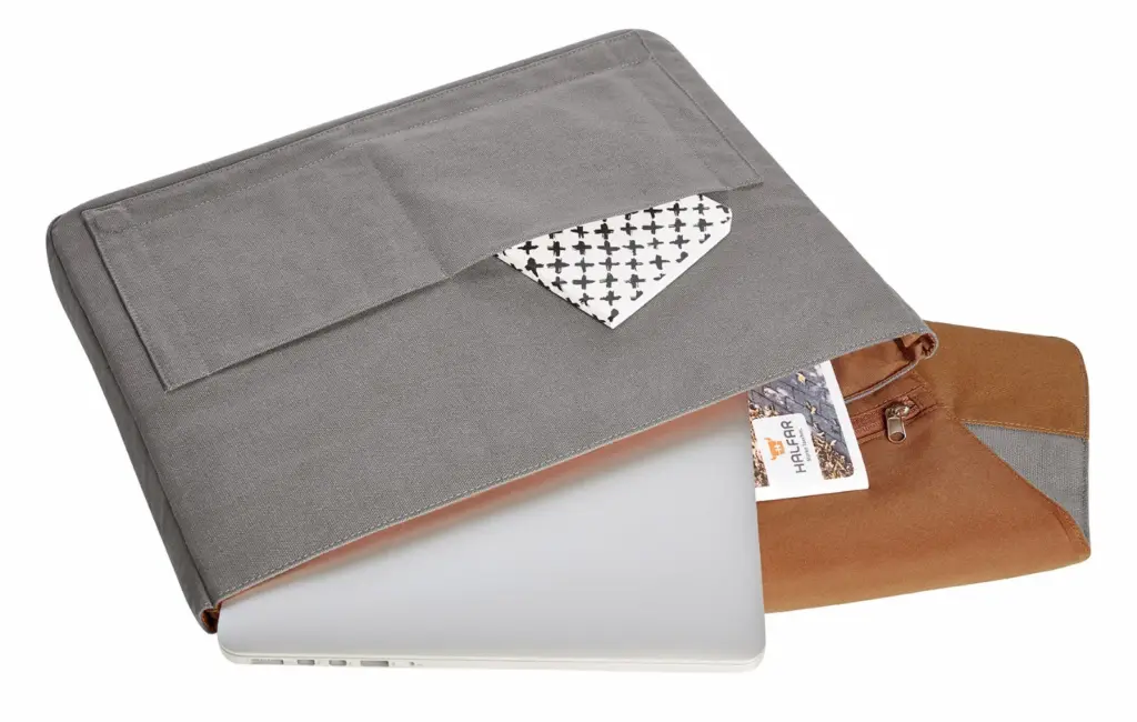Halfar LIFE custom logo document bag and laptop sleeve. — product photo 14