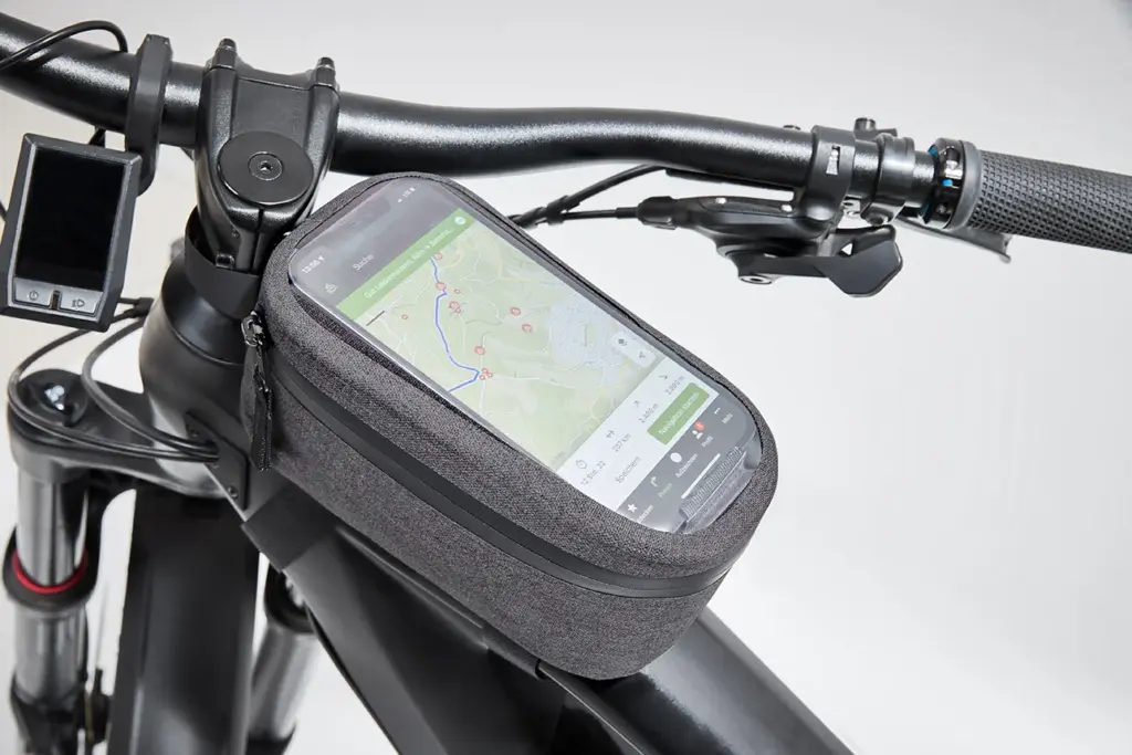 Halfar fahrradtasche bedruckbar: wasserdichter handynavigator. — Produktfoto 6