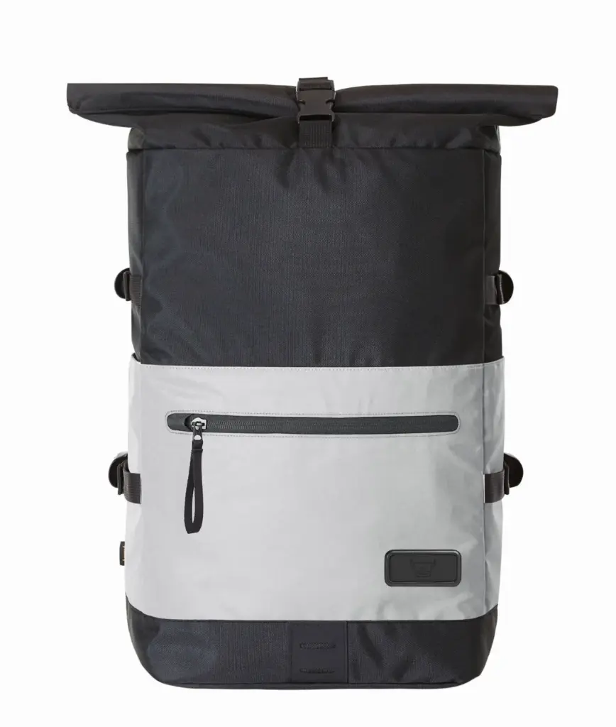 Halfar Laptop Rolltop Rucksack reflektierend | Logo Bedruckung