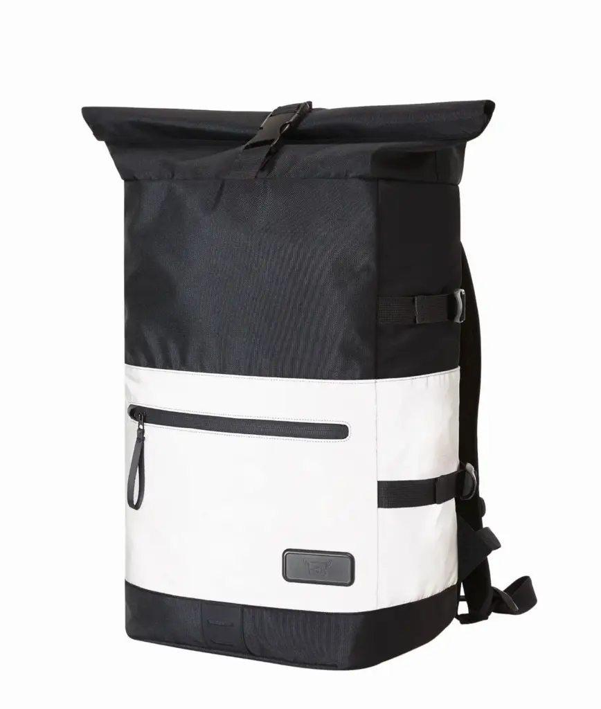 Halfar reflective laptop backpack | custom logo business bags — product photo 4