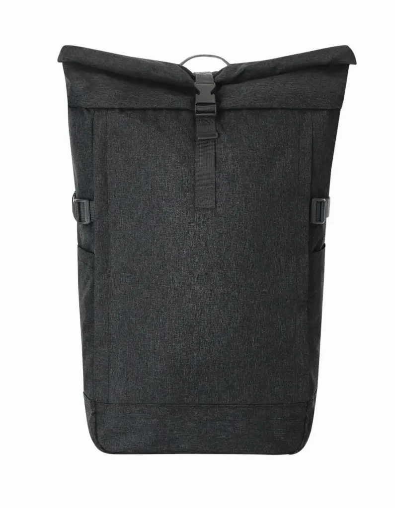Halfar branded laptop backpack: durable rolltop for promotions.