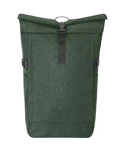 Halfar branded laptop backpack: durable rolltop for promotions. — product photo 10